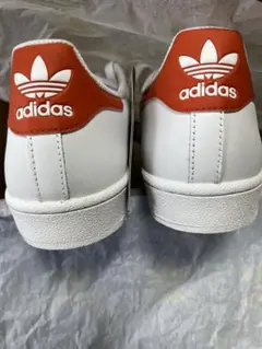 adidas Superstar ホワイト/オレンジ スニーカー