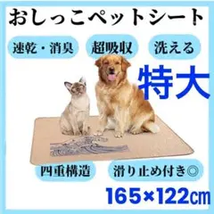 ペットマット トイレシート おしっこ マット 大きいサイズ 大判 洗える 消臭