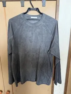 WYM グレー ラグランスリーブ トレーナー　M