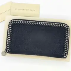 美品✨ステラマッカートニー ファラベラ 長財布 ラウンドファスナー チェーン黒