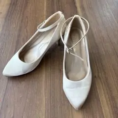 COMEX ストラップパンプス ヒール7cm ベージュ