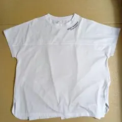 ホワイトオーバーサイズTシャツ　レディー ス　F