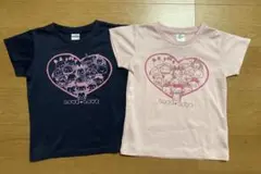 【2枚セット、単品購入可】ツムツム Tシャツ 130cm Disney 速乾