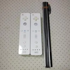 wiiリモコン　2個セット　センサーバー付き
