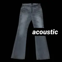 acoustic flare black denim 32 日本製 Y2K