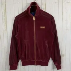 adidas アディダス フルジップ ベロア トラックジャケット ジャージ XS