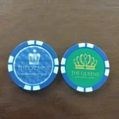 ゴルフマーカーセット THE CROWNS & THE QUEENS