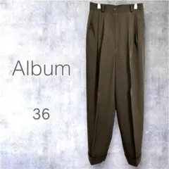 Album ダークグリーン スラックス 36 パンツ カジュアル フォーマル