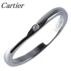 【新品仕上げ済】カルティエ バレリーナ リング カーブ 3PD #53【8535