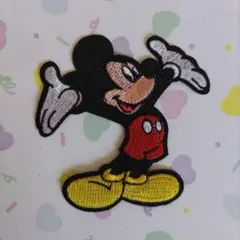 ディズニー　ミッキー　ワッペン