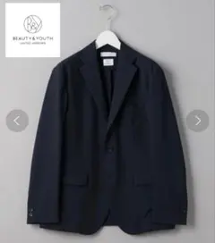 【新品】BEAUTY & YOUTH シアサッカー生地　テーラードジャケット　M