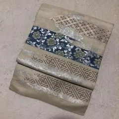 正絹 夏帯 紗織 アンティーク 帯