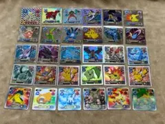 ポケモン シール烈伝　セット 30枚　キラキラ　シルバー　３D