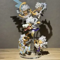 ※アクリル台座のみ　ワンピース ワーコレ　ニカ　ルフィ　ギア5 フィギュア用台座