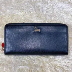 【美品】クリスチャンルブタン 長財布 パロマ パネトーネ ブラック レザー