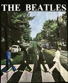 ビートルズ　アビイ・ロードTシャツ・バックプリントTHE BEATLESロゴ入り