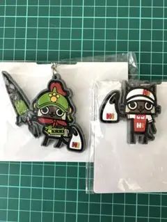モンスターハンター　ほっかほっか亭コラボ　ラバーキーホルダー　2種