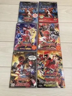 戦隊ヒーローDVD 6本セット おまけ付き