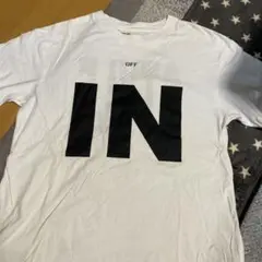 off-white 白ティシャツ　size S