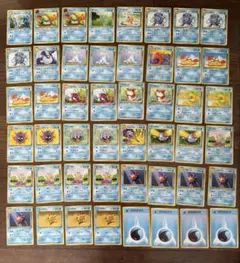 ポケモンカード旧裏48枚まとめ売り　水系