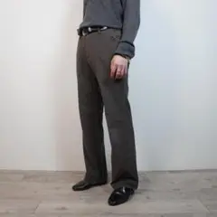 Eddie Bauer ストレートコットンパンツ ブラウン/GW349