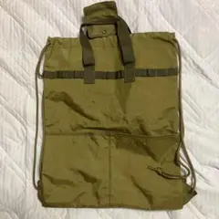 snow peak ナップサック 防水　ドローストリングバッグ　スノーピーク