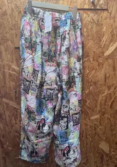 scolar スカラー　152653：コラージュ・キノコ柄 2柄展開パンツ