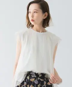 【美品】URBAN RESEARCH ROSSO メッシュレイヤードカットソー