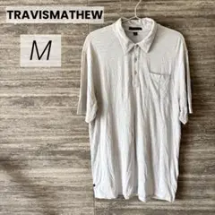 TRAVISMATHEWトラビスマシュー半袖ポロシャツ　半袖カットソーM グレー