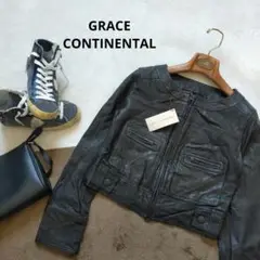GRACE CONTINENTAL レザージャケット タグ付き 新品未使用