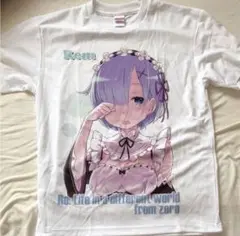 Re:ゼロから始める異世界生活 Tシャツ 単品 レム　ホワイト