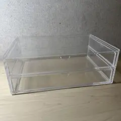 無印良品　アクリルケース　2段
