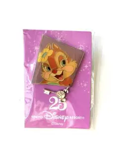 【未開封】ディズニーリゾート　25周年　ピンバッジ　クラリス
