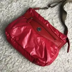 【極美品】ハンティングワールド バチューサ ナイロン ショルダーバッグ 赤