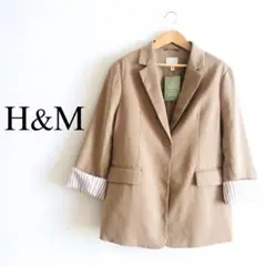 H&M 新品 テーラードジャケット S レディース 7分袖