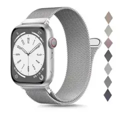 【美品】FEEKI Apple Watch10バンド 42mm シルバー