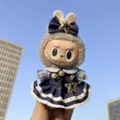 ラブブ Labubu 制服 うさぎ 星 洋服
