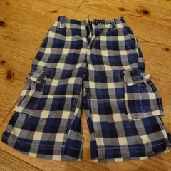 GapKids チェック柄 ハーフパンツ 150