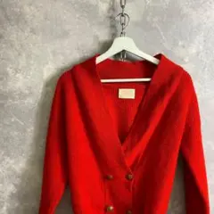 ペンドルトン 70s ビンテージカーディガン 赤 レッド 金ボタン