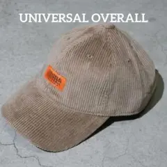 UNIVERSAL OVERALL 8WコーデュロイCAP ベージュ 男女兼用