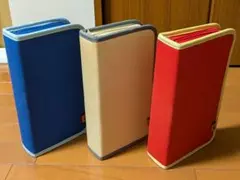 CD、DVD収納ケース72枚収納 3色セット