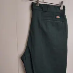 ディッキーズ 38☓32 ワークパンツ ロングパンツ グリーン