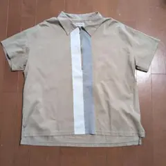 ファクトタム　ハーフジップ半袖シャツ