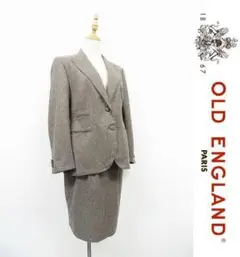 E144/美品 OLD ENGLAND スーツ セットアップ 千鳥格子 44