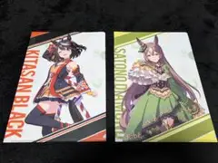 ウマ娘 セブンイレブン クリアファイル キタサンブラック サトノダイヤモンド