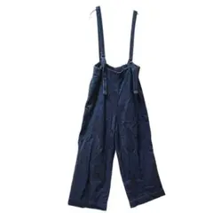 アズノウアズ サロペット デニム ダークブルー M