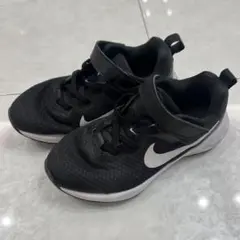 Nike ブラック スニーカー ベルクロ　17cm