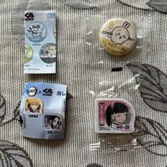 くら寿司　ガチャポン　ちいかわ&鬼滅の刃　２セット