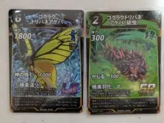 ゴクラクトリバネアゲハ 　LR 　SR　虫神器　第6弾　レジェンド　2セット