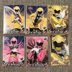 海賊戦隊ゴーカイジャー　ゴーカイイエロー　ゴーカイピンク　カード　トレカ　セット